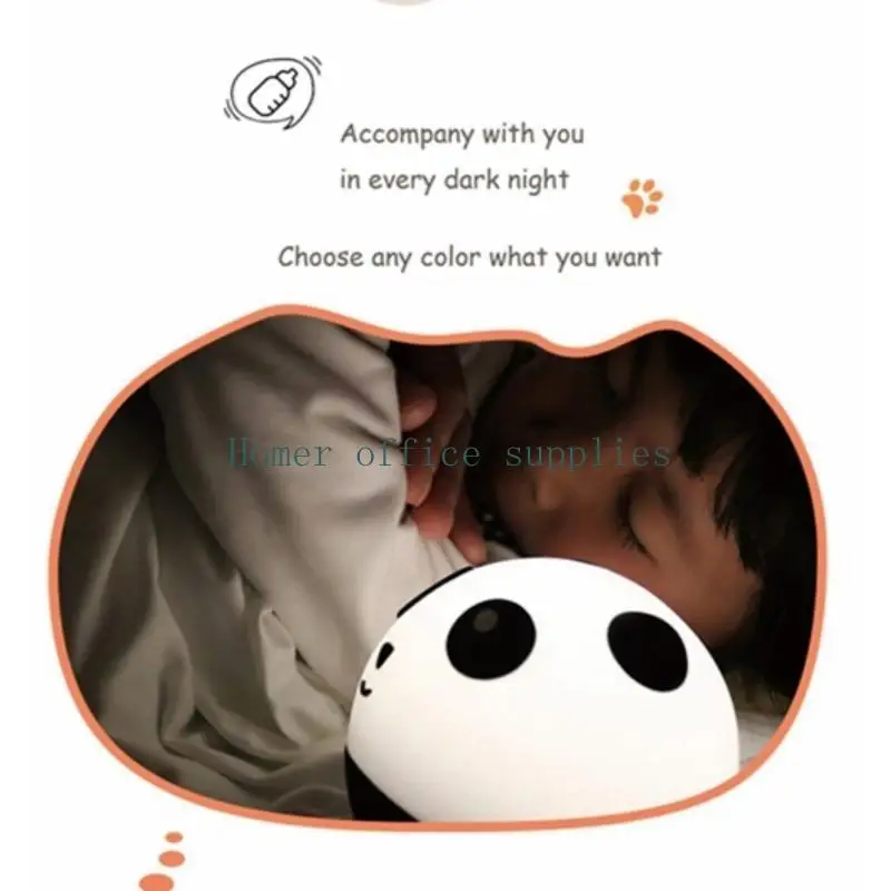 

K43B Desk Bedside Lamp Cartoon Multifunctional Eye for Protection Light LED Baby Room Book Sleeping Night Lights Decorat
