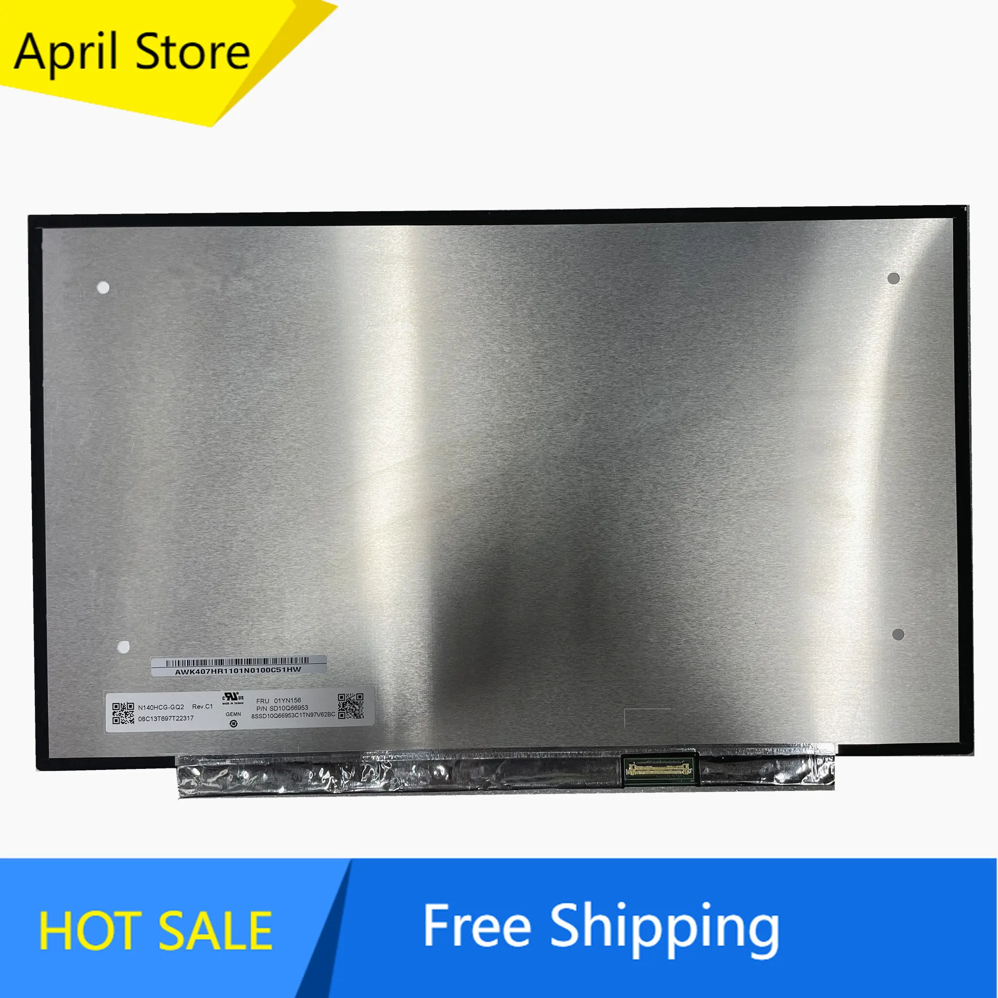 

N140HCG-GQ2 fit N140HCE-GN2 NV140FHM-N61 LP140WF7-SPB1 B140HAN03.7 14.0'' FHD Laptop LCD Screen 72% NTSC