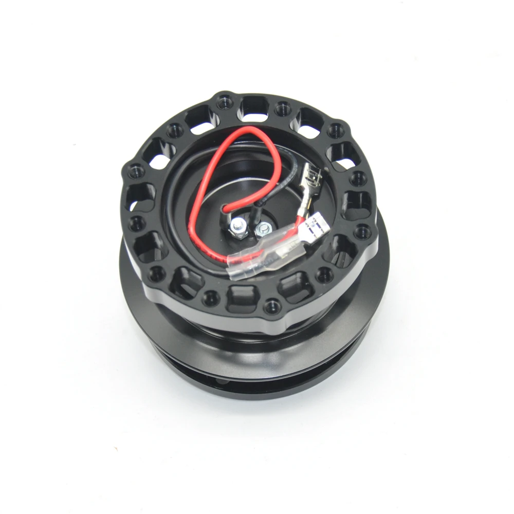 Novo anti-agitação volante snap fora de liberação rápida hub adaptador chefe kit universal preto