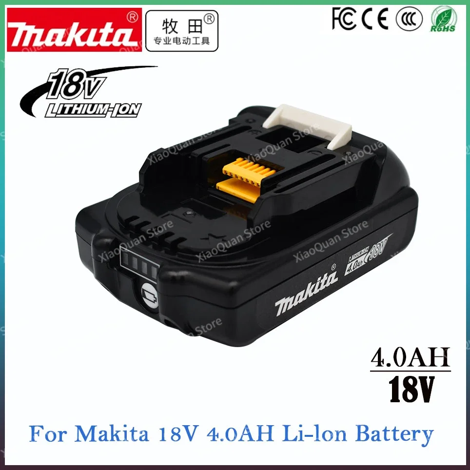 

Makita Rechargeable 18V 4.0Ah Li-Ion Battery For Makita BL1830 BL1815 BL1860 BL1840 194205-3 Replacement Power Tools Battery