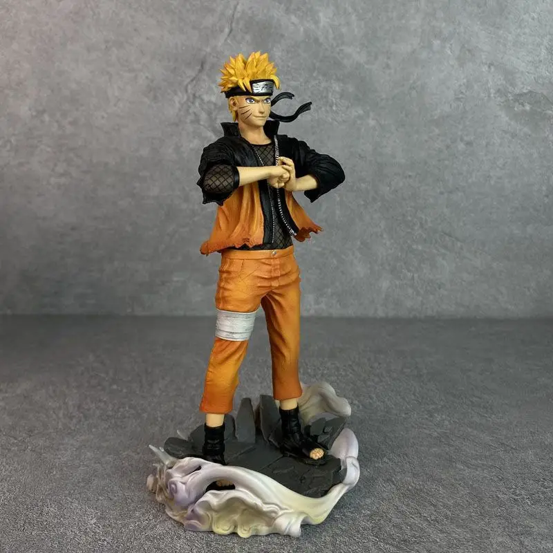 Figura de acción de Naruto Uzumaki para niños, Kit de modelo terminado de Pvc, estatua de colección de Robot, adorno, juguete de regalo, nuevo