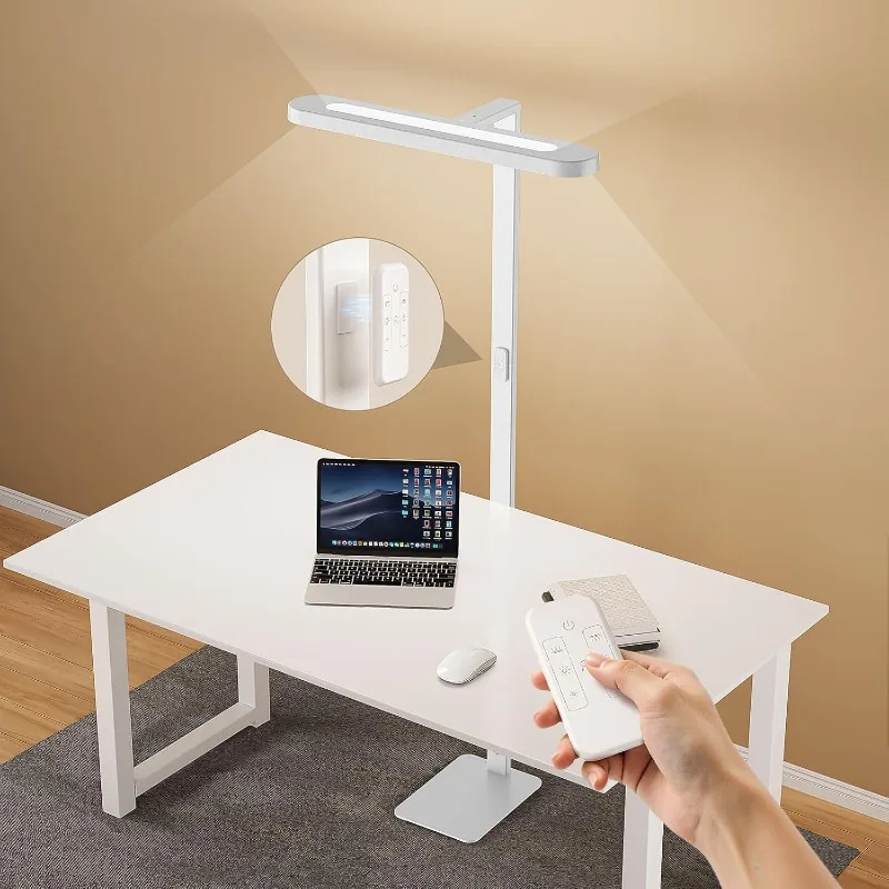 

Floor Lamp, 7 Brightness Levels Eye-Caring Remote-Control 70'' Led Floor Reading Lamp, 4000K, 9,000LM Standing Lamp Suita