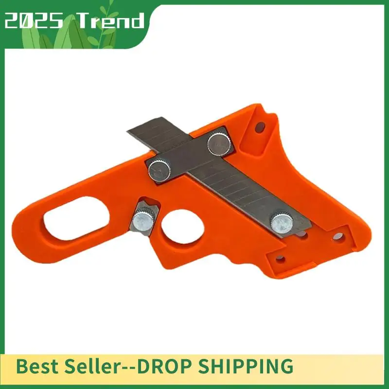 

Woodworking Edge Banding Trimmer Orange Manual Wood Edge Chamfer Burr R1 R1.5 R3 For Quick Wood Trimming