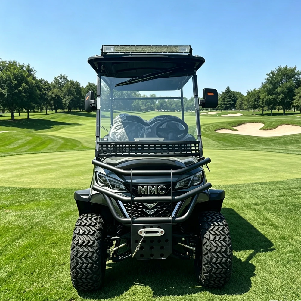 Customizable 4WD Golf Carts 4 Seater With Rear Disc Brake Electromagnetic Parking  72V Lithium Battery Electric Golf Cart