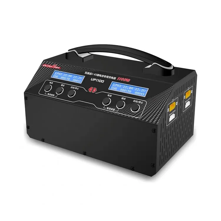 For Super Power UP1100 1100W 22A Charger for 2-6S Agricultural Drones 2 AC/DC Port 10A Output Industrial Lithium Battery Charger