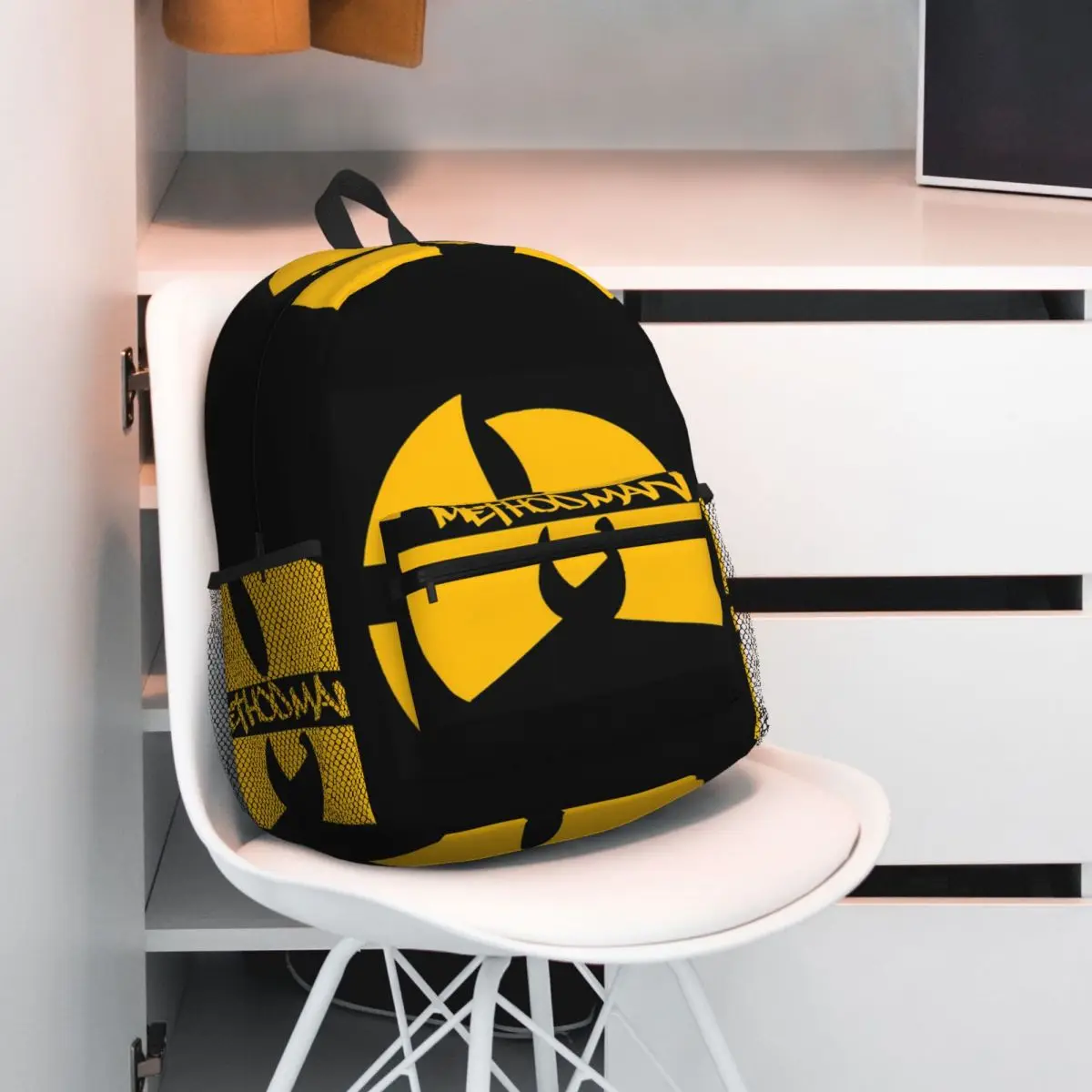 Method Man Logo Backpack Daypack Large Capacity Kids BookBag School Bag Shoulder Bags for Men Women
