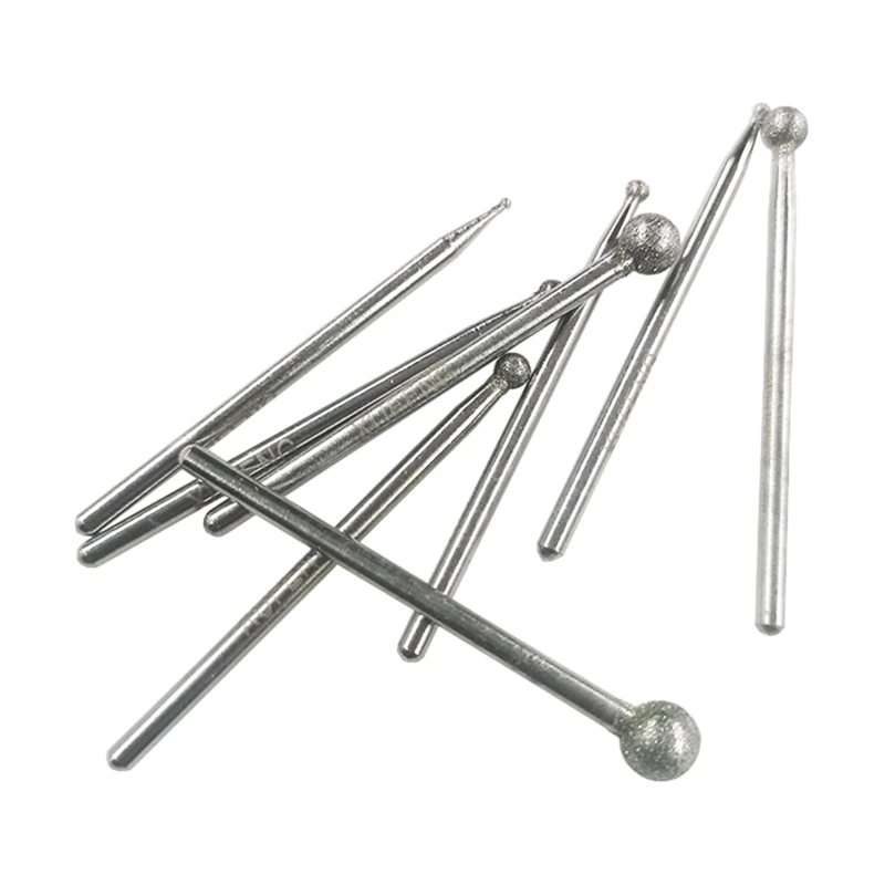Rettifica lucidatura sferica per testa con gambo da 2,35 mm per utensili rotanti per Rotary T Drop Shipping