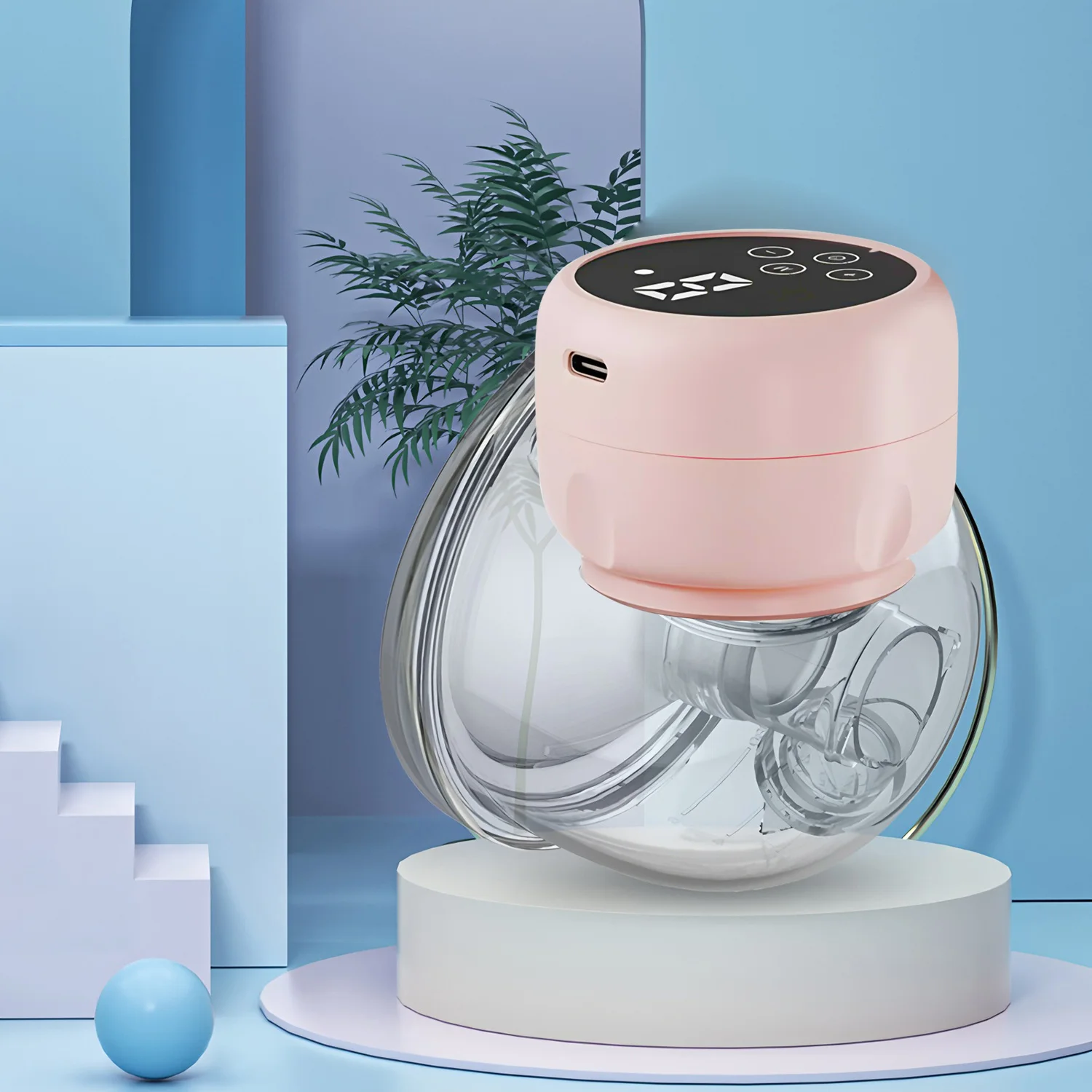 Nuevo Extractor de Leche Eléctrico Portátil, Manos Libres, Silencioso y Cómodo, Recolector de Leche Materna, 1 Unidad