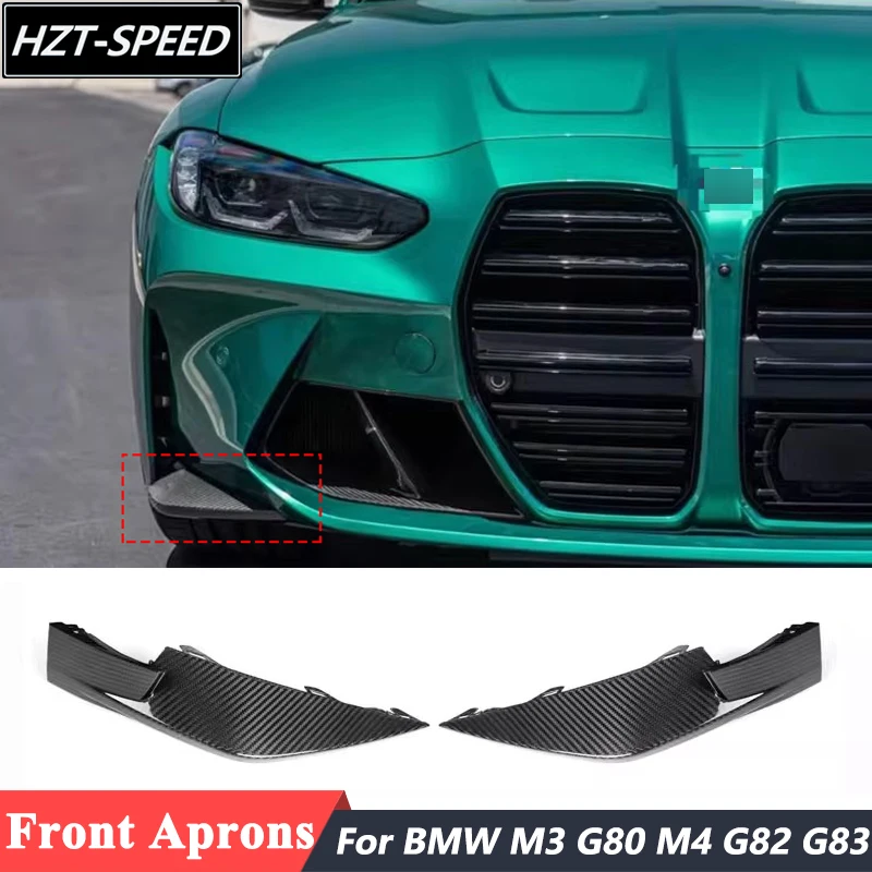 

Сухой материал из углеродного волокна, фартуки переднего бампера, накладки, вентиляционные отверстия для BMW M3 G80 M4 G82 G83, комплект кузова автомобиля, тюнинг 2021, Up