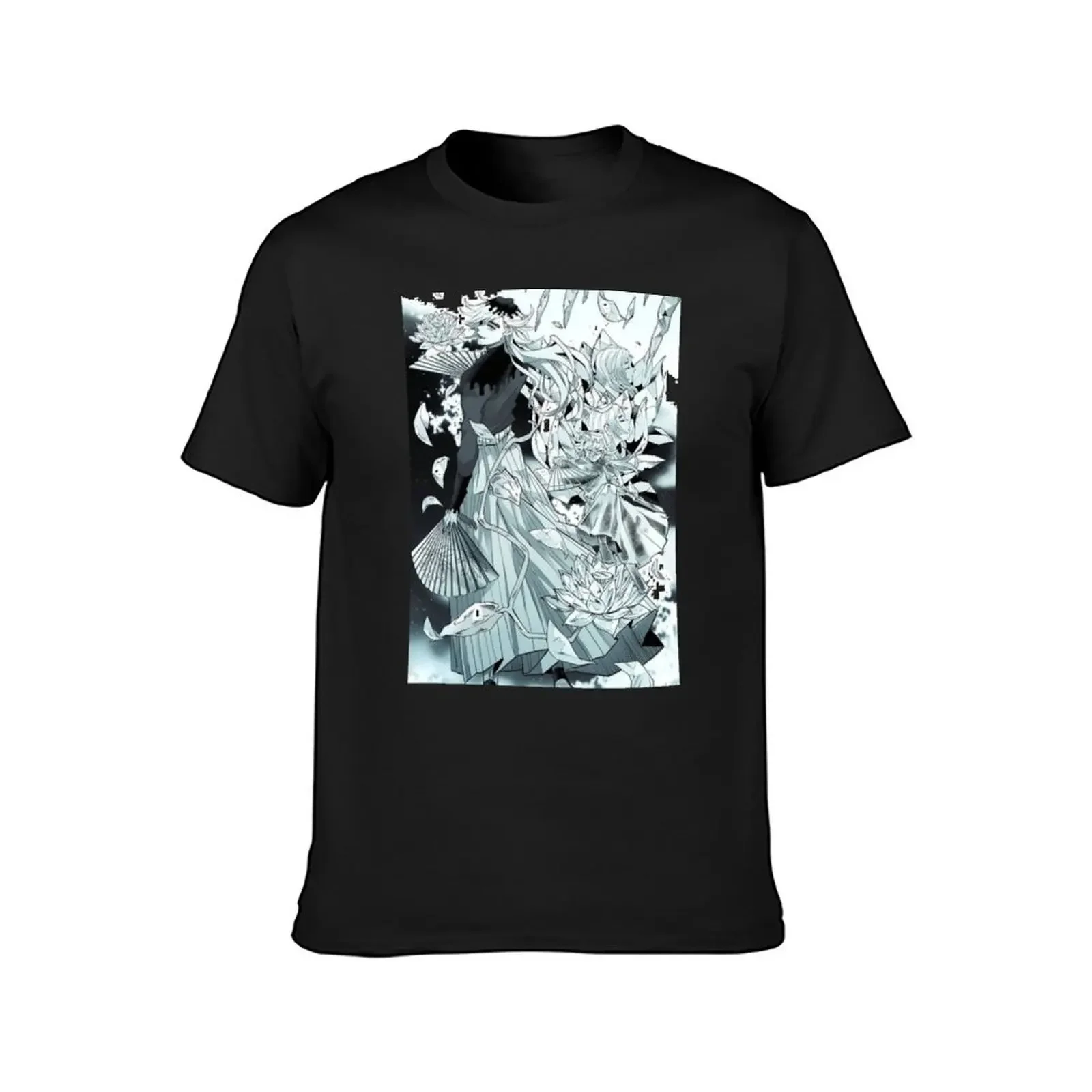 Douma kizuki two T-Shirt vintage anime shirt graphic t shirt vintage mens t shirts top quality