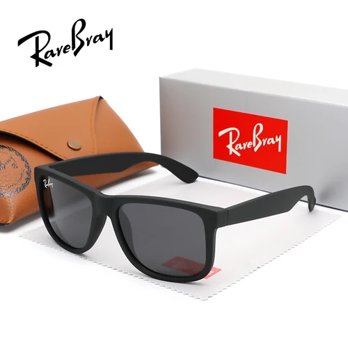 RareBray gafas de sol polarizadas de marca de lujo de diseñador Retro gafas deportivas cuadradas resistentes para conducir y pescar UV400 gafas masculinas