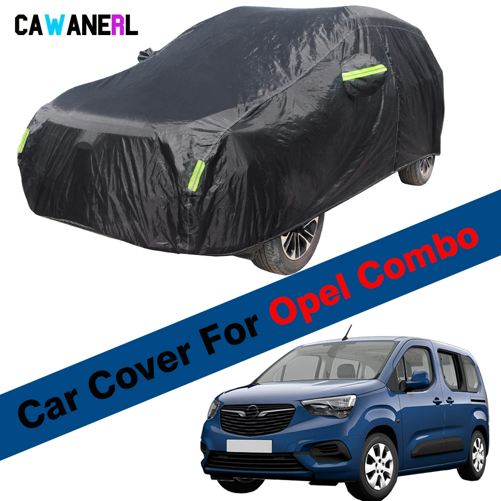 Waterproof Car Cover For Opel Combo C D E 2001-2023 MPV Outdoor Sun Shade Summer Anti-UV Winter Rain Snow Dust Protection Cover