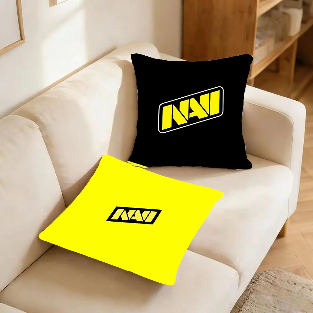Vibrant Competitive N-Natus Vincere N-NAVI Cushion Cover Warm coral fleece Cute kawaii plush Kawaii mascot throw
