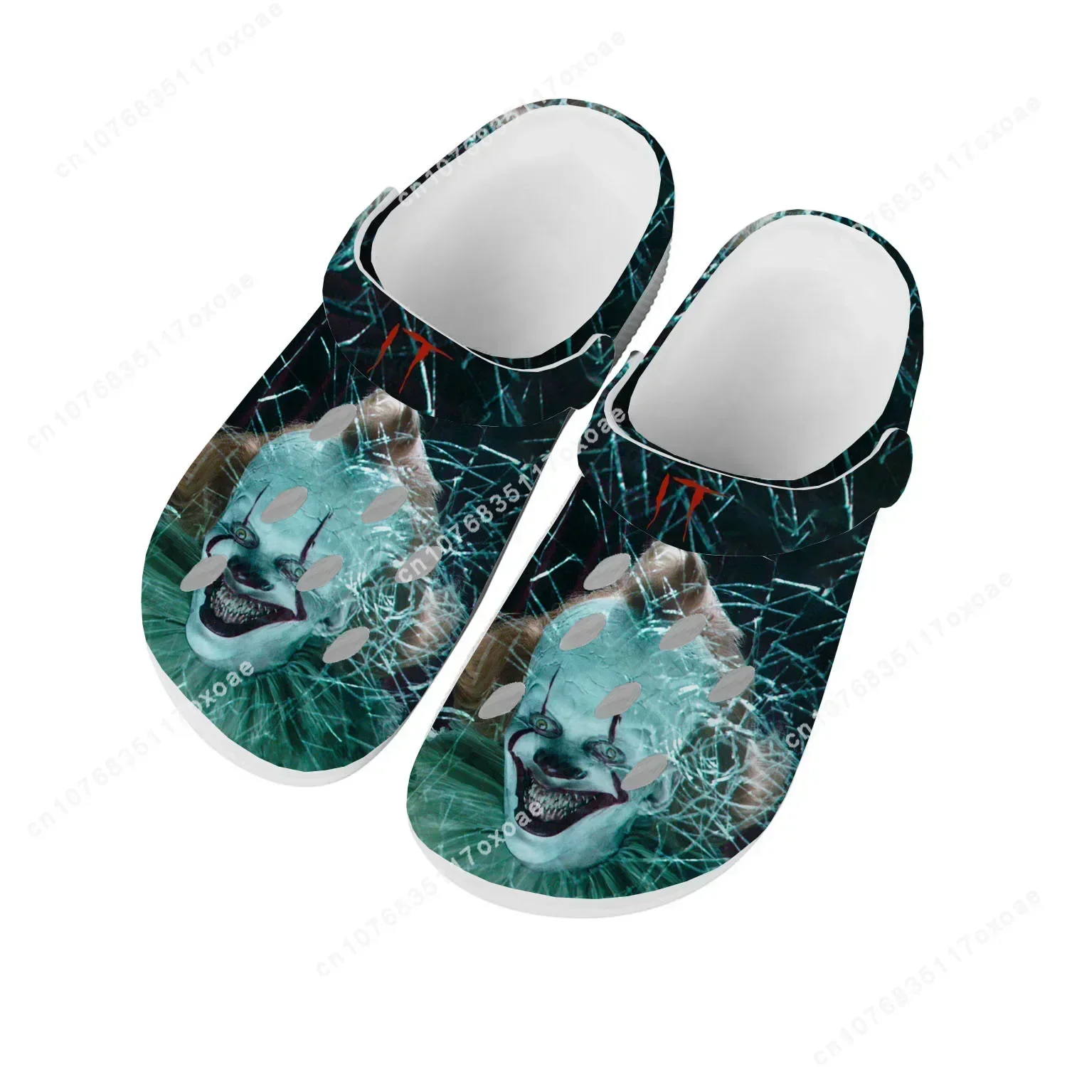 It Movie Pennywise the dancing clown Home Clog Mens Women Youth Boy Girl Sandals Shoes Garden Custom Shoe Beach Hole Slippers