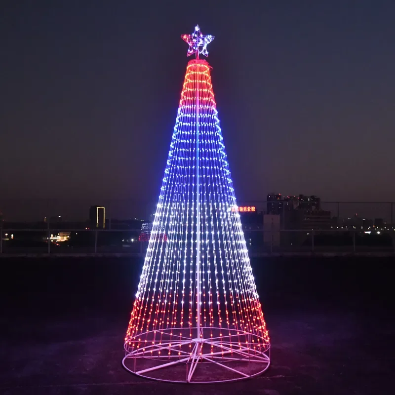 Other Holiday Lighting Waterproof IP65 Outdoor Led Garden Tree Lamp Light Show Pixel Rgb Mega Tree Christmas Patio