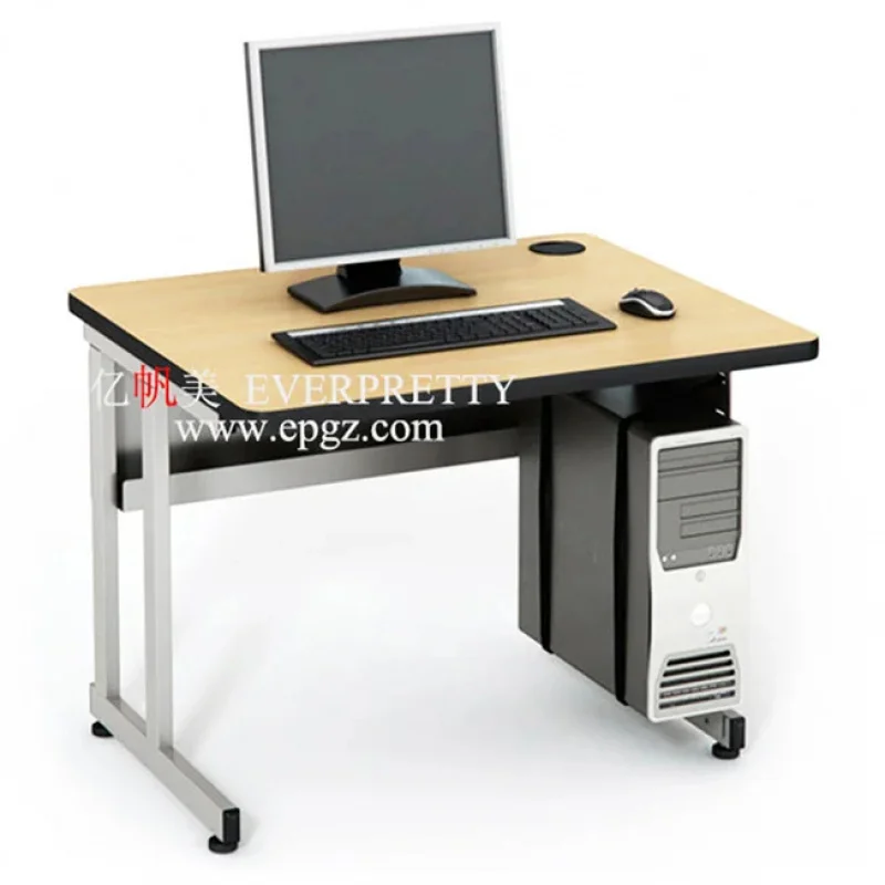 custom.Wooden Computer Desk Staffs Office Workstation Teacher's Working Table Students Computer Lab Table