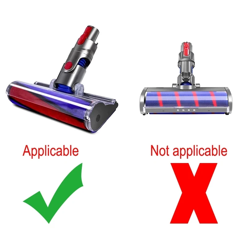 Soft fleece Roller Brush Bar For Dyson Vacuum Cleaner V6 Total clean/Fluffy V7 V8 V10 V11 SV12 SV14 Vacuum Cleaner