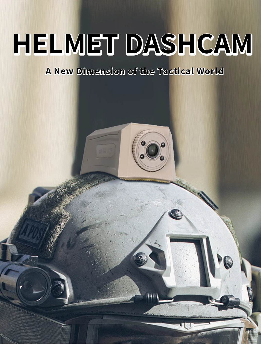 EverwildGear Taktische Helmkamera Sportkamera mit Video- und Fotofunktion mit Haken für CS Cosplay Fotografie-Requisiten – Detail 2