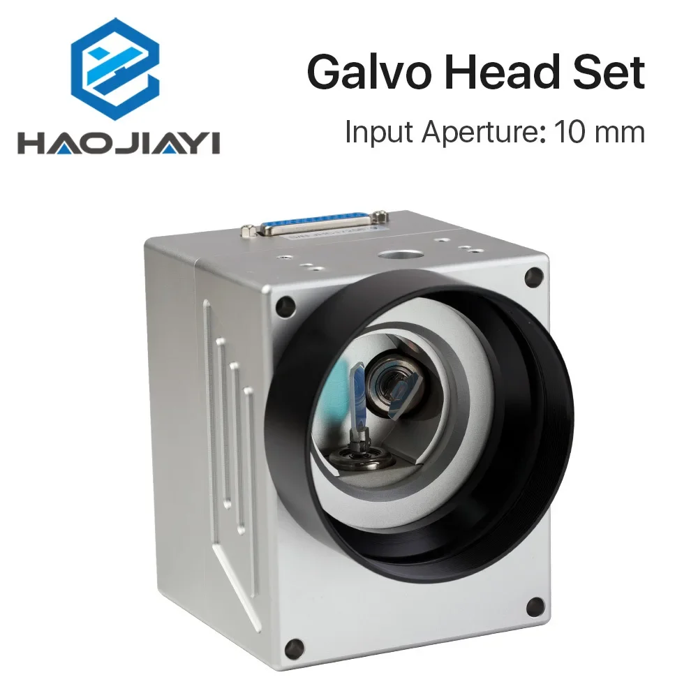 

1064nm Fiber Laser Scanning Galvo Head Input Aperture10mm Galvanometer Scanner with Power Supply Set