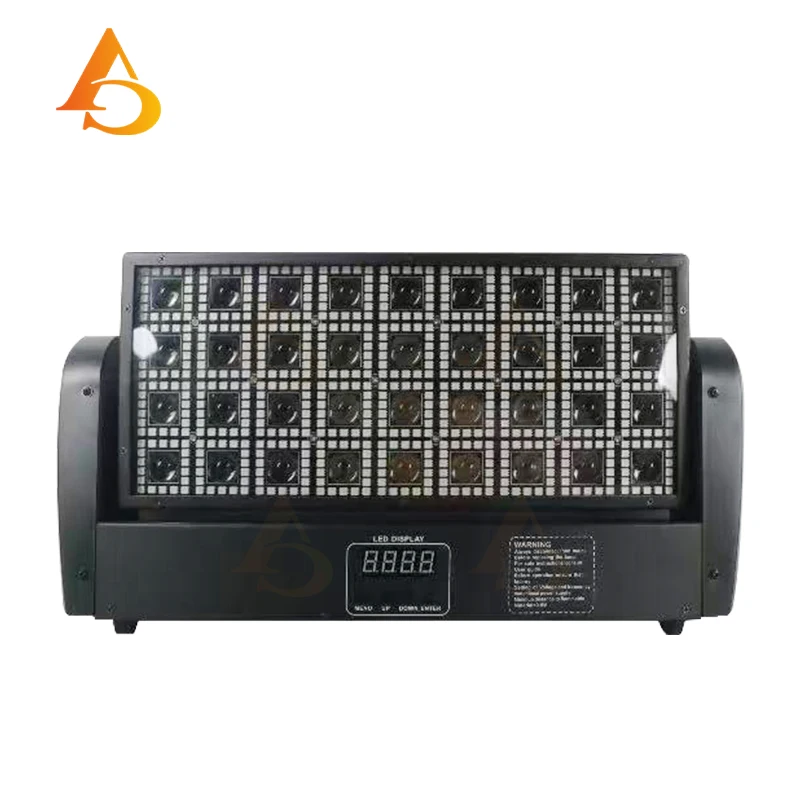 

AICPOSE 36 LED STROBE BEAM 200W Lights Stage Washing Moving Head Lighting With Warm White Effect DMX512 For DJ Disco Bar Party
