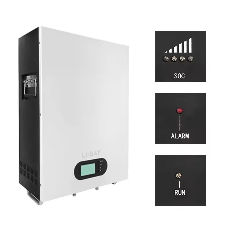 New 48V Powerwall 51.2V 100Ah 200Ah 5.12Kw 10.24Kw LiFePO4 Battery Pack 6000 Cycles Max 32 Parallel Built-in 16S 100A BMS EU NO