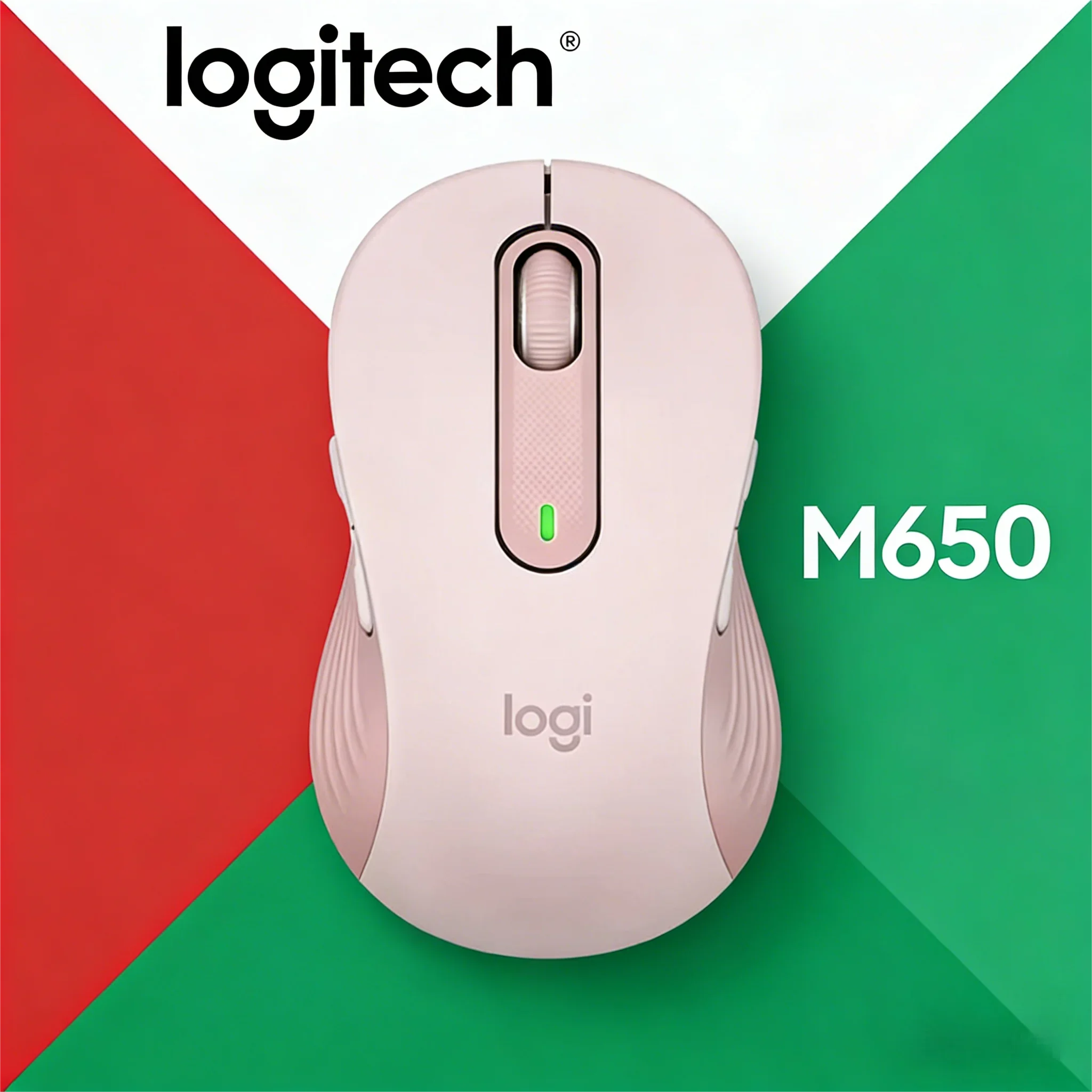 

Беспроводная офисная мышь Logitech M650/M650L | Бесшумный двухрежимный Bluetooth-гарнитур, эргономичный дизайн без шумов для офиса и ноутбука