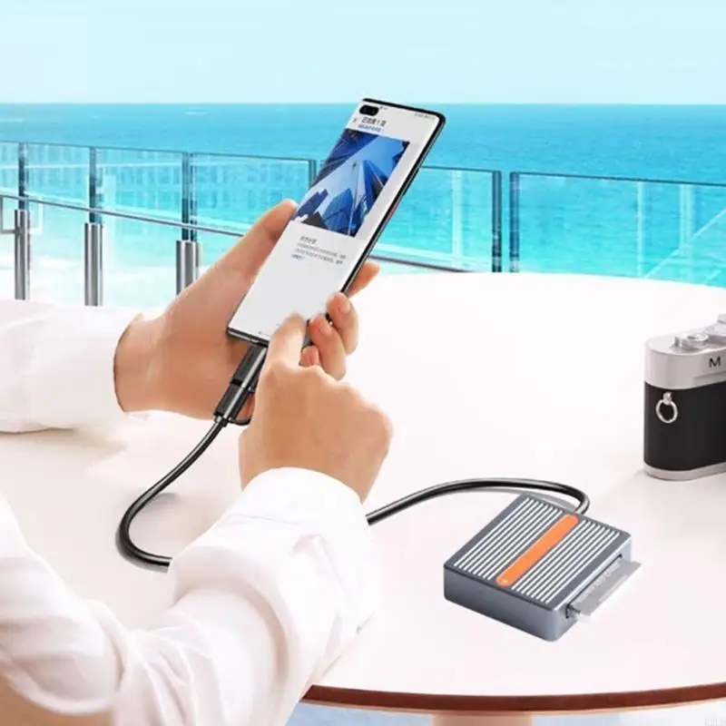 Leitor cartão CfexpressType B USB3.2 Gen 2 10Gbps Altamente Transferência Dados Velocidade R2LB