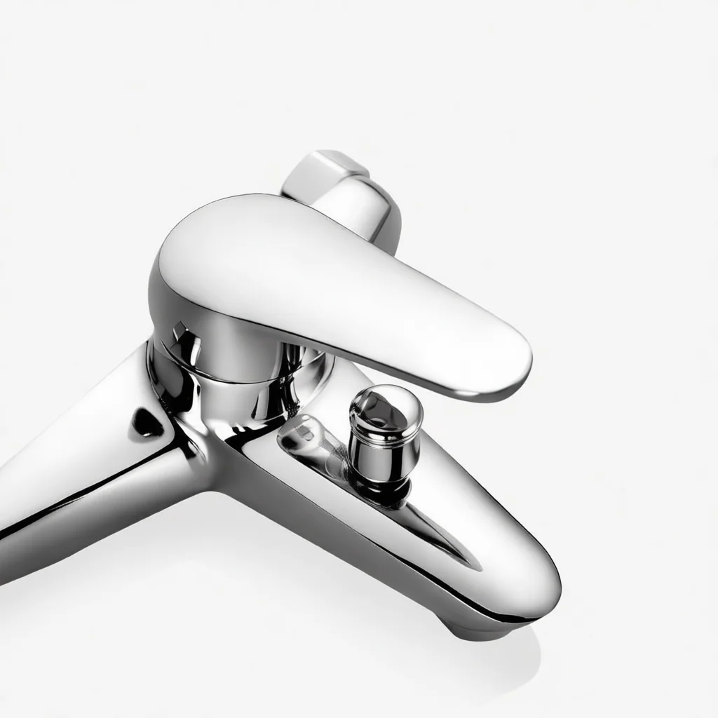 Versatile Brass Bath Shower Mixer Tap Triple Dual Outlet Hot Cold Water Valve Chrome Bathroom Plumbing Hardware System