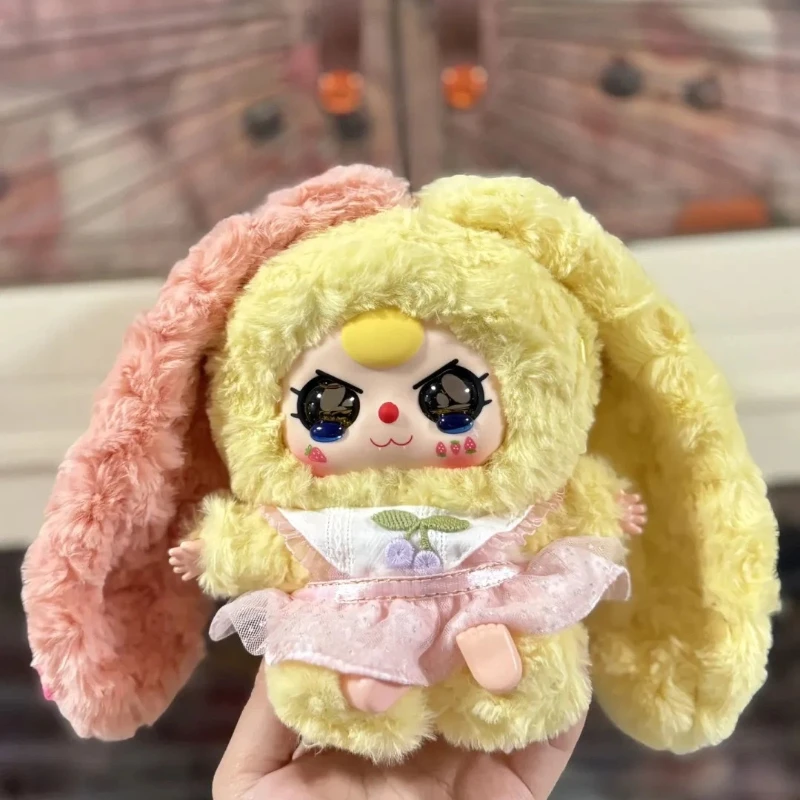 Nieuwe Baby Three Lily Rabbit Town 4e Limited Edition Vinyl Blind Box Trendy Hanger Creatieve Action Figure Mystery Box Schattige pop