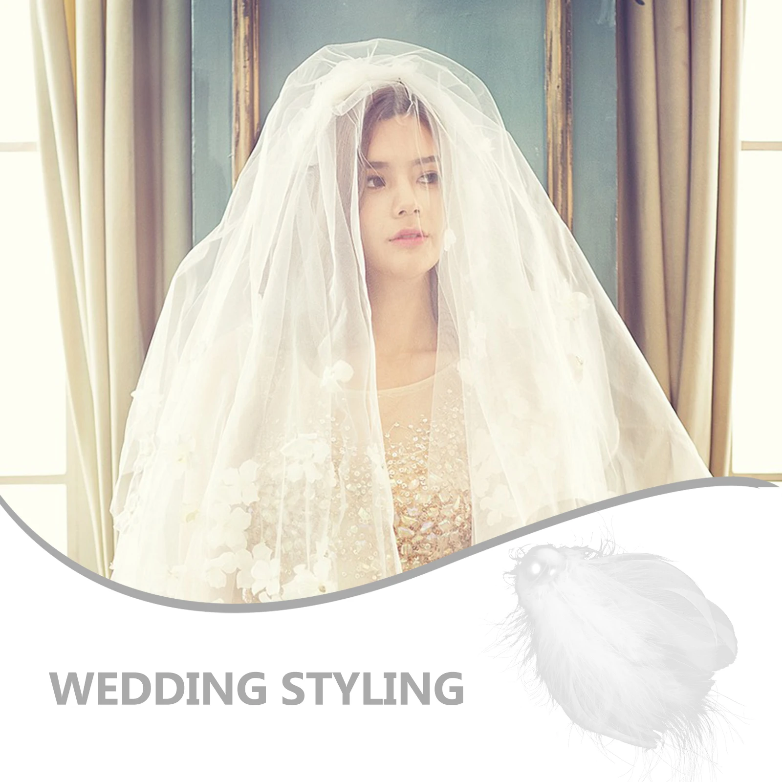 

1Pair Hair Clips Pearl Bridal Wedding Bride Hairpins Lightweight Small Hair Accessories for Women Cute Hairpin