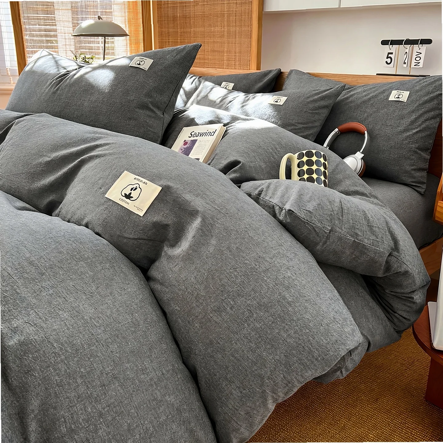 100% Cotton Duvet Cover Single/Queen/King Size funda nordica 150 cama Simple Style Comforter Cover housse de couette 220x240