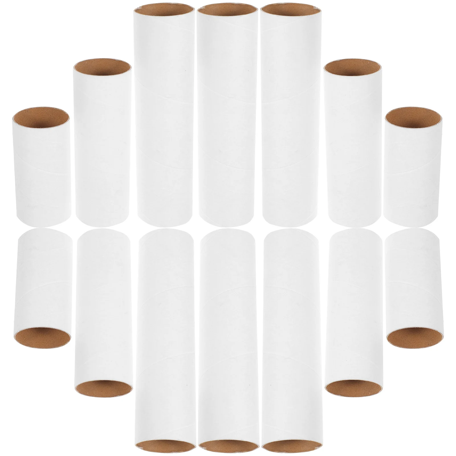 18 قطعة من أنبوب الورق لفات يدوية الصنع للمشروعات الفنية وأنابيب الورق المقوى المستديرة والأنشطة المدرسية الإبداعية #5