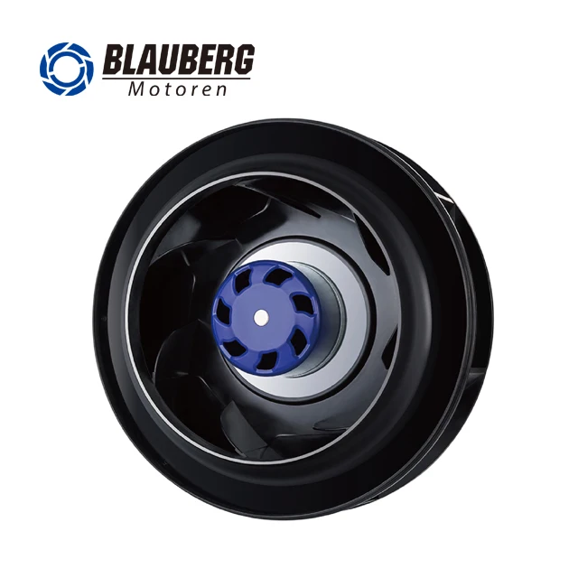 115V 190mm EC Low Noise Ventilation Exhaust Fan Backward Curved Plastic Blades Ceiling Centrifugal Fan OEM Customizable