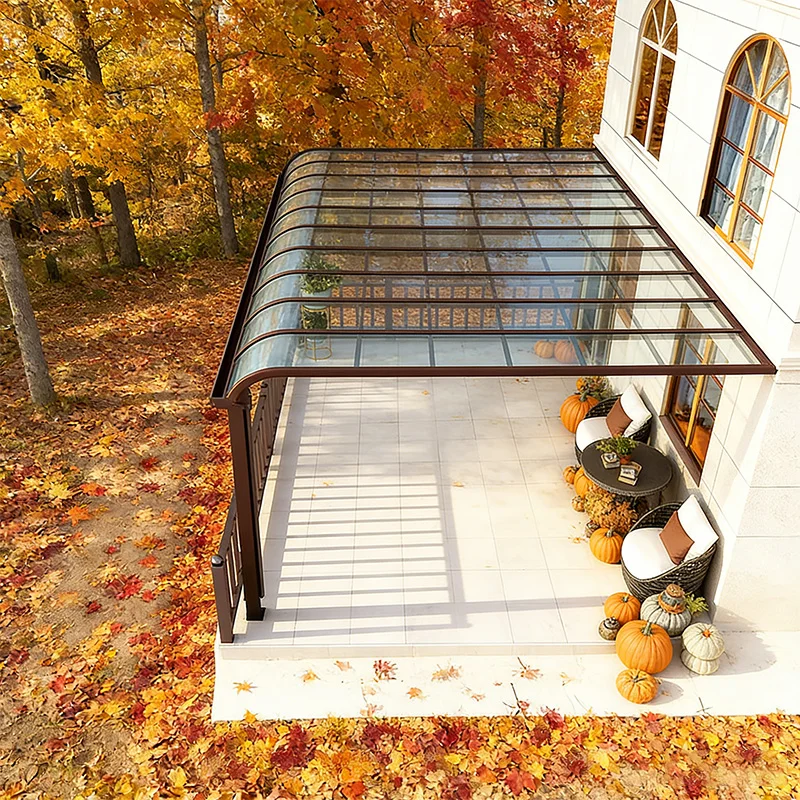 Premium Outdoor Water Resistant Aluminum Terrace Awning Garden Shed Garden Buildings Pergola For Garden And Garden Decoration