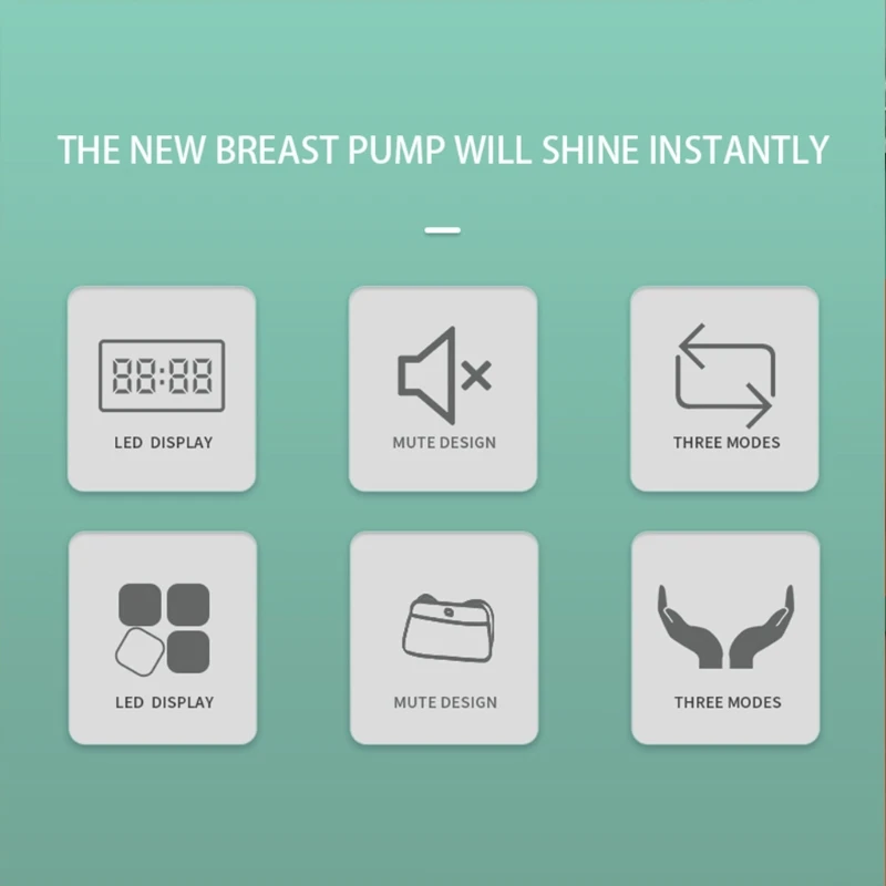 USB Rechargable Automatic Milker Silent Wearable Hands-Free Portable Milk Extractor Portable Electric Breast Pump