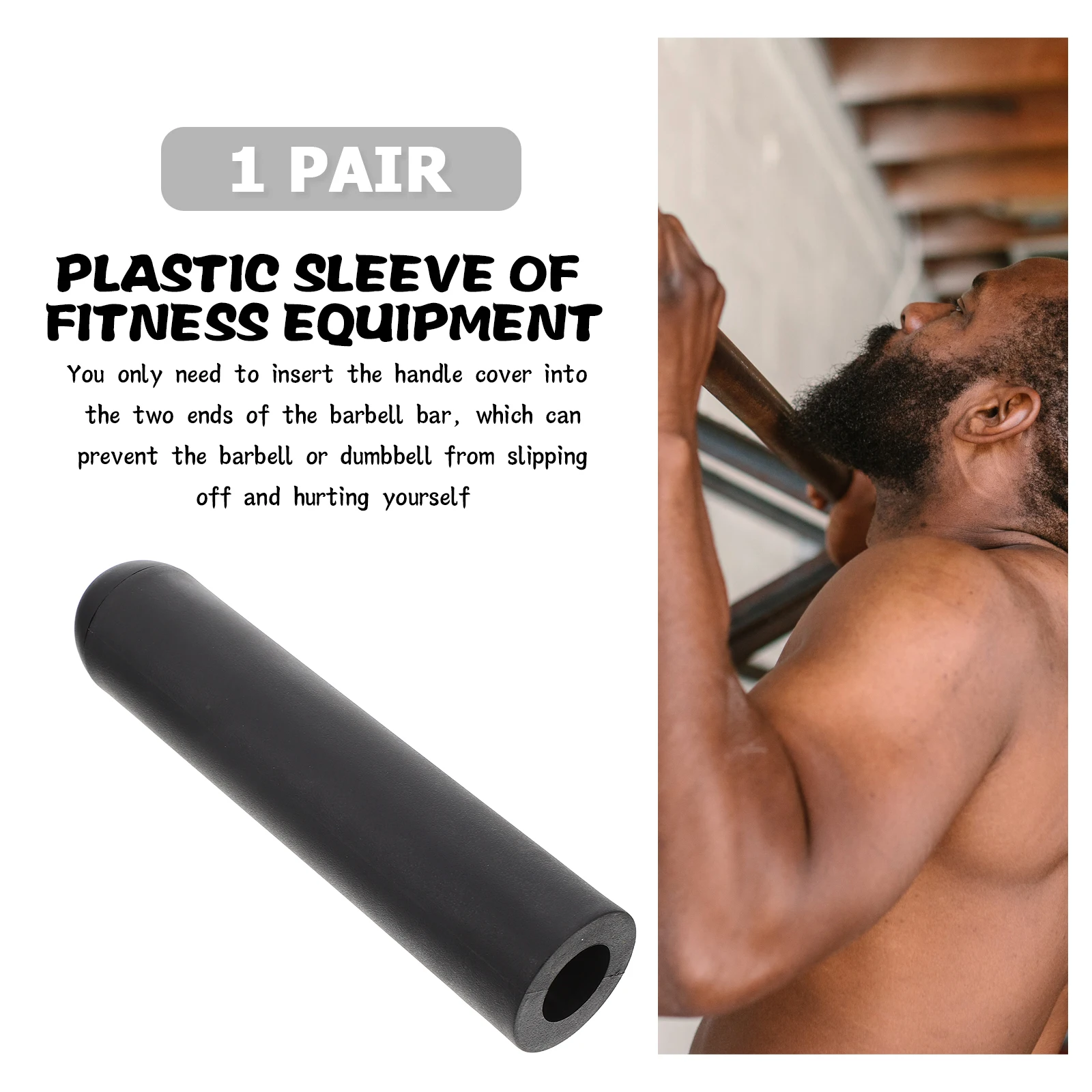 

Multifunction Barbell Sleeve Ball Head Handle Handlebar Pp Gym Machine Accessories