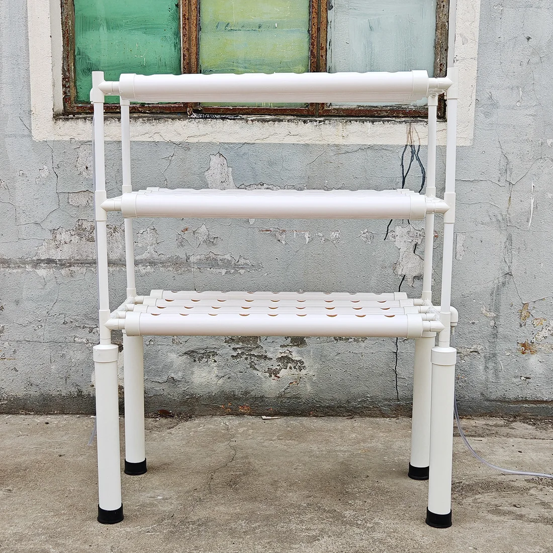 

New 108-hole-pipe hydroponic planter, soilless equipment, three-dimensional multi-layer planting rack, family vegeta