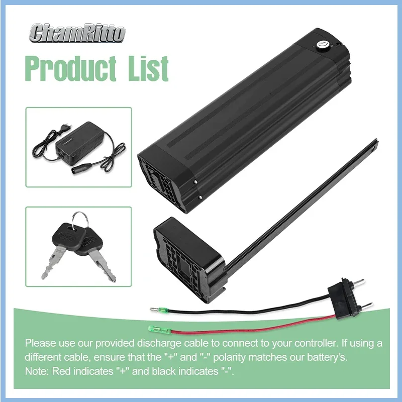 

Champion36v 48v 52v Silver Fish 60v 72v 20 30 40 50 60ah Lithium Battery EBike Akku Accu Ebike 48v50ah 500w 750w 1500w 2000wB