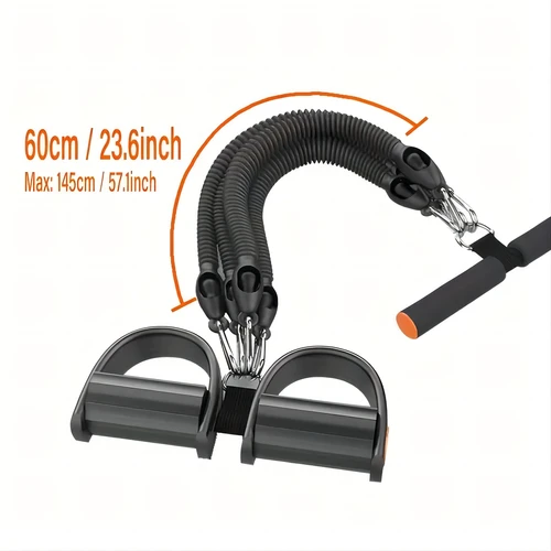 Imagen 2 del producto Extractor de cuerda de tensión de Pedal, equipo de entrenamiento, banda de resistencia elástica, espuma elástica, máquinas de gimnasio para Fitness en el hogar