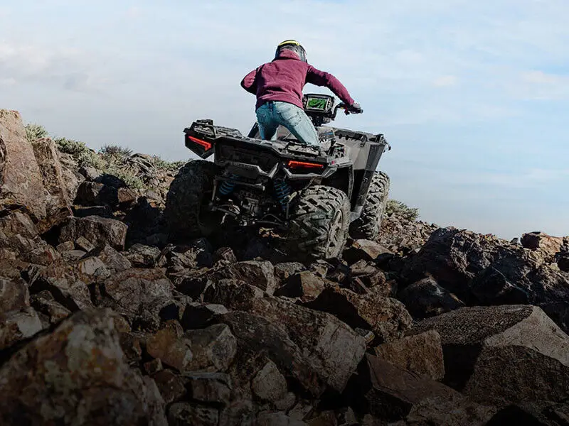 2023 Polaris Sportsman 570 Ride Command Edition Silver Quartz Metallic