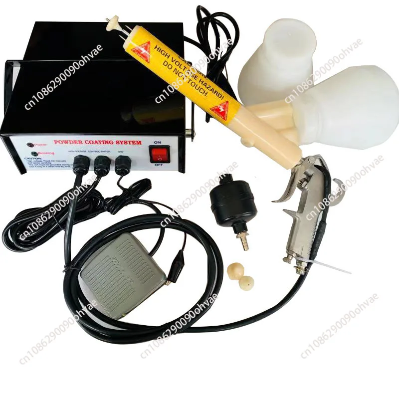 PC03-5 Portable Powder Coating System, 5 Adjustable Levels, Electric Powder Spray  Kit for DIY Home Automotive Industrial Use