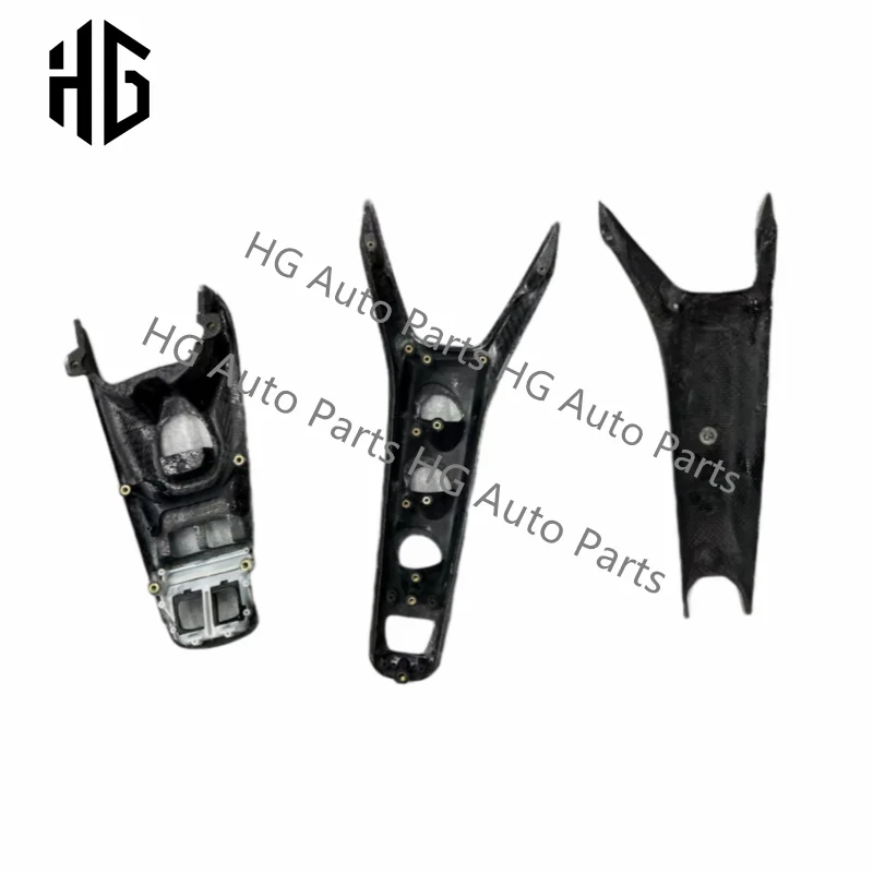 건식 탄소 섬유 OEM 스타일 자동차 중앙 제어 단추 커버, 페라리 488 GTB 스파이더 LHR 중앙 콘트로 인테리어 액세서리