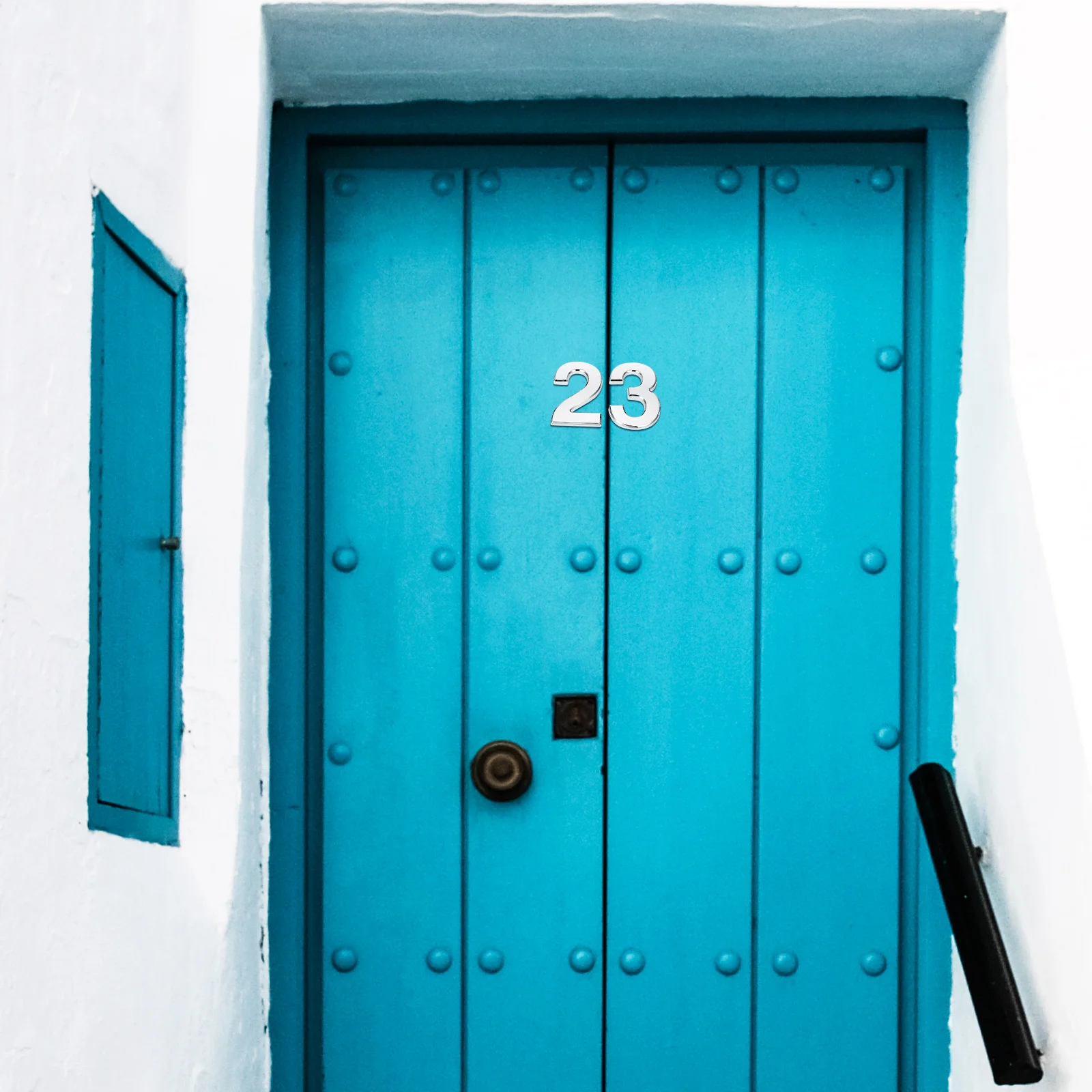 

10Pcs Electroplated ABS Number Signs Self Adhesive Waterproof Door Number for Apartment Mailbox Hotel Decor