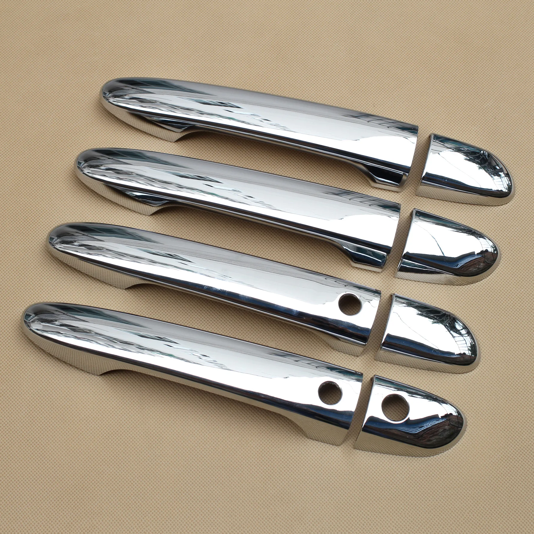 LHD & RHD بدون مفتاح كروم غطاء مقبض الباب الزخارف لمازدا 2 3 6 CX3 CX5 CX9 CX-3 CX-5 CX-9 الملحقات