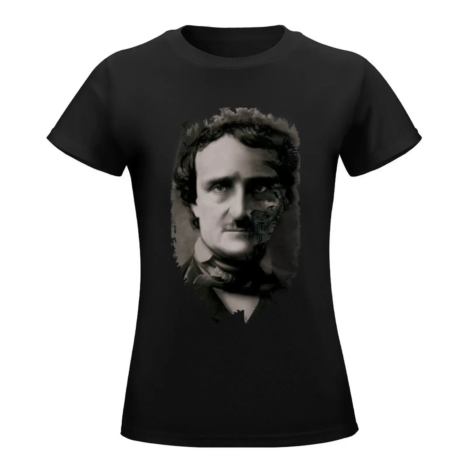 Allan Poe T-Shirt shirts graphic tees kawaii clothes summer clothes for Women