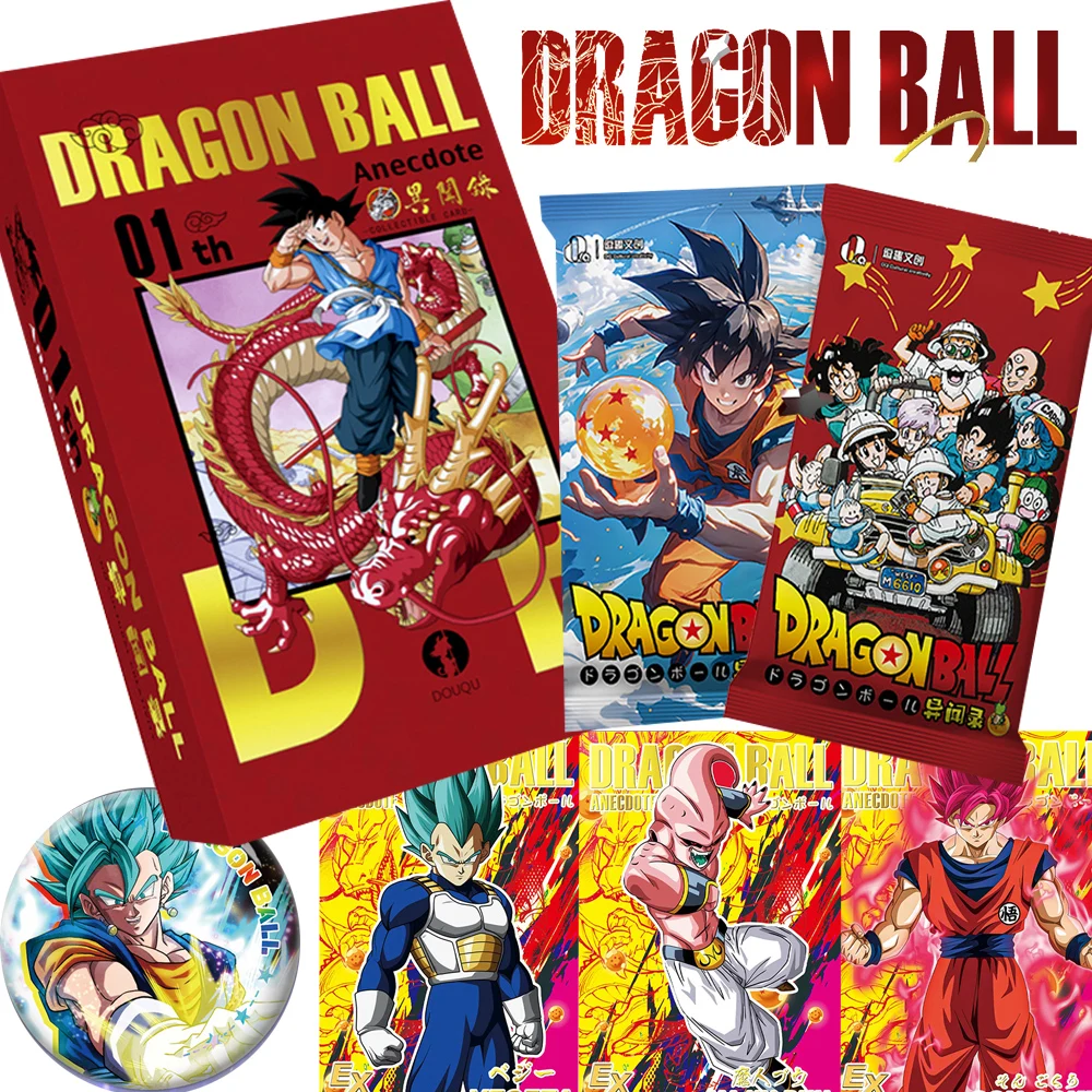 

Dragon Ball Collection Cards Classic Hot Blooded Anime Highly Popular Characters Son Goku Vegeta Rare Hypermorphic Card Kid Gift