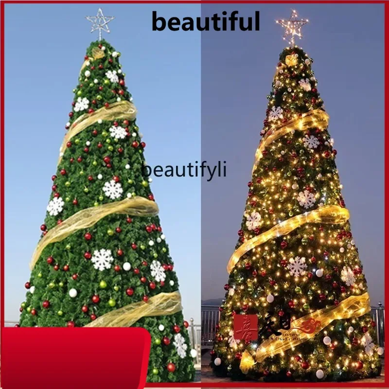 

Large Framed Christmas Tree 4m 5/6/7/8/9/Outdoor Christmas Tree Glowing Ornament H