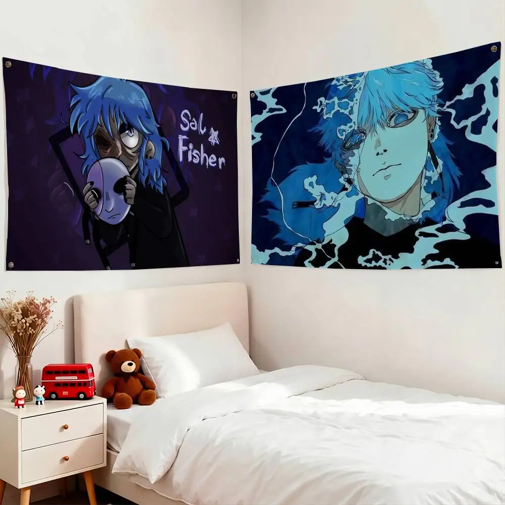 Sally Face Game Sal Fisher Flag Suitable For Party Club Outdoor Interior Wall Decoration Banner Fans Gift