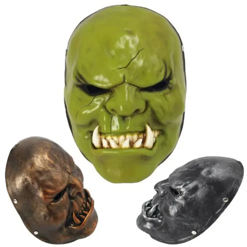 

Orcs Facial Masks World of Warcraft Game Grand Marshal Sal Tribe Role-playing Masque Halloween Party Orcs Facial Masque Warcraft