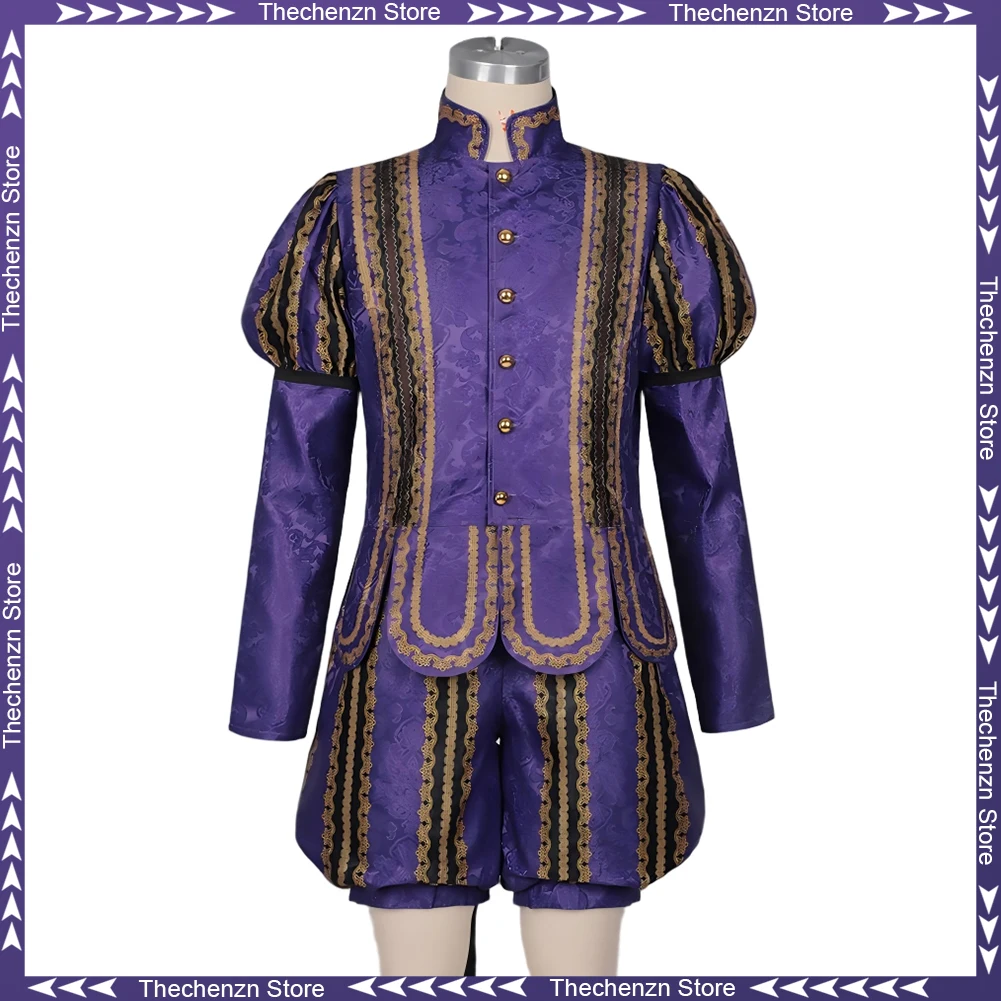 

Disguise Medieval Elizabethan Prince Cosplay Tudors Suits Men Disfraz Costume Halloween Male Role Play Fancy Dress Up Outfit